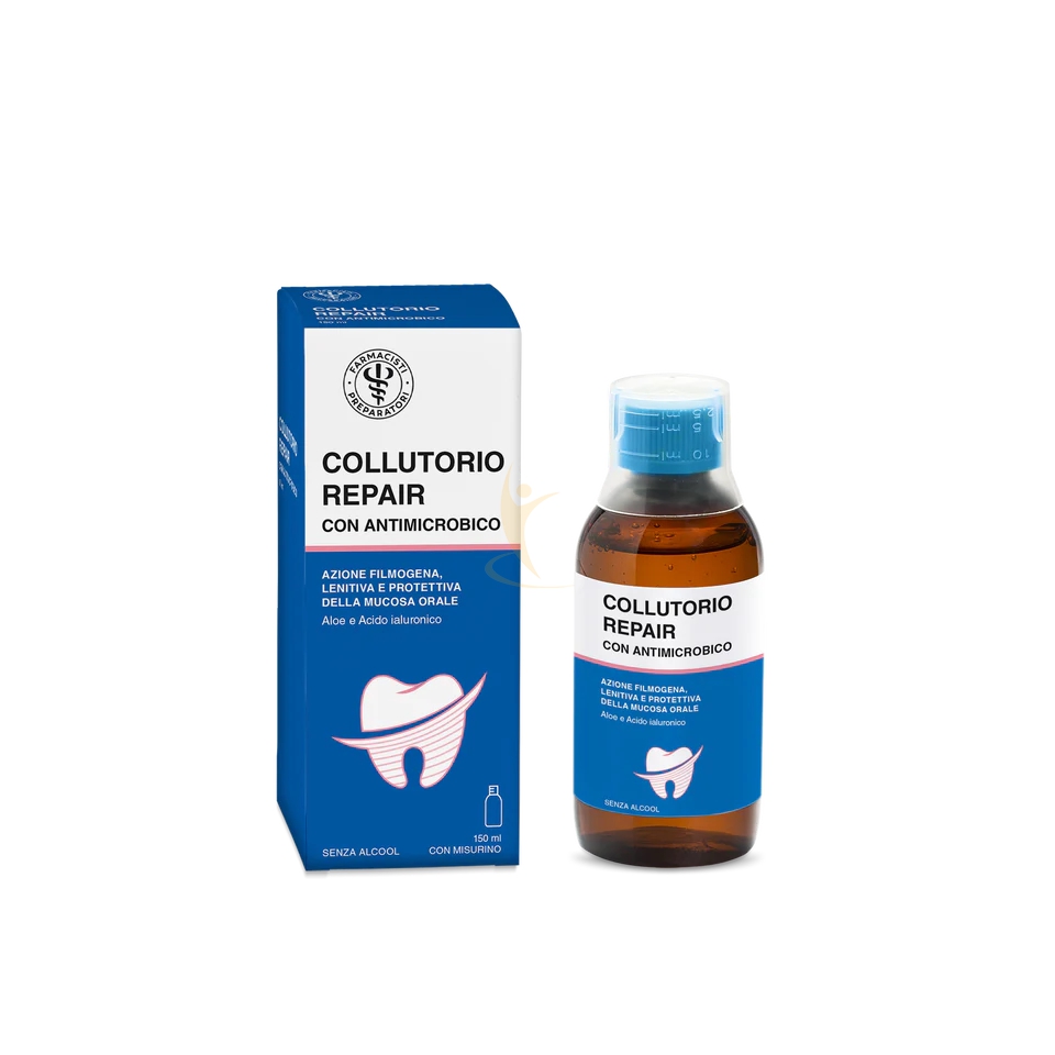 Linea Igiene Orale Collutorio Repair Aloe E Acido Ialuronico 150 ml