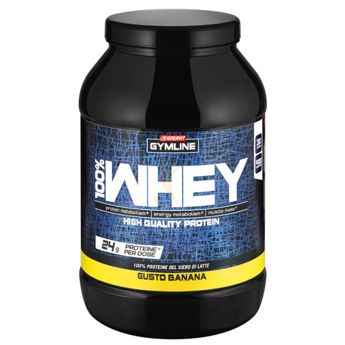 Enervit Sport Linea Gymline Muscle 100% Whey Protein Concentrate Banana 900g