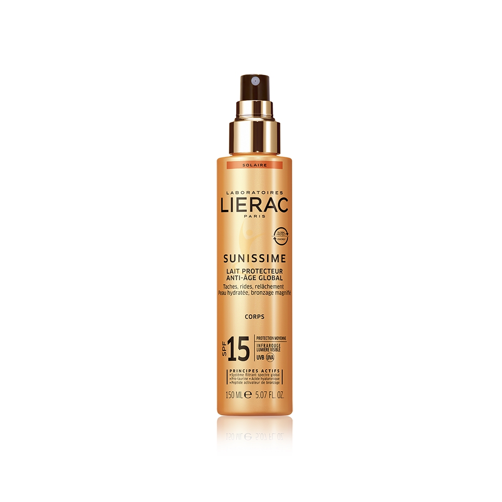 Lierac Linea Sole Sunissime SPF15 Latte Energizzante Anti-Age Global Corpo 150ml