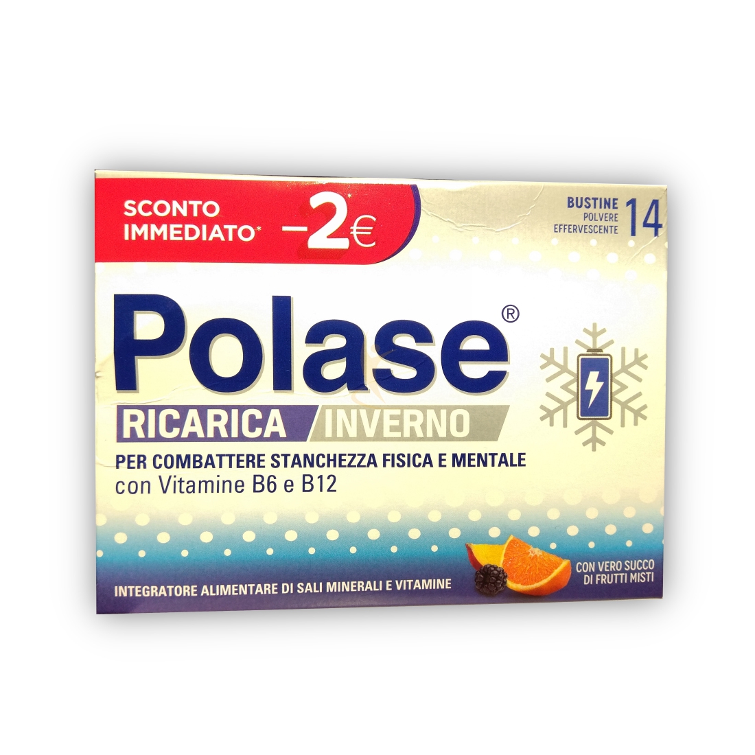 Polase Linea Vitamine e Minerali Ricarica Inverno Integratore Granulato 14 Buste