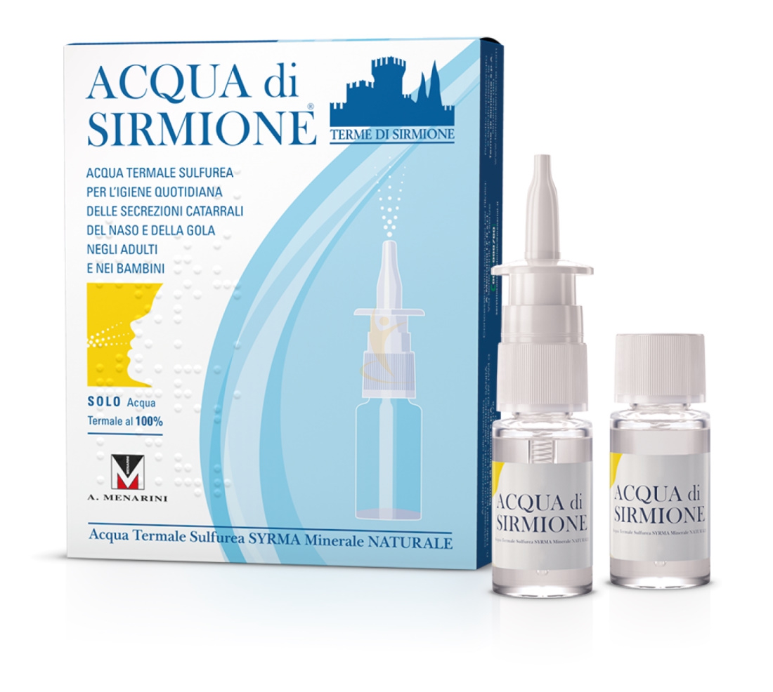 Terme Di Sirmione Acqua Sirmione Minerale Naturale 6 Fiale 15 Ml