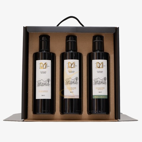 Olio Di Mino Olio Extra Vergine Di Oliva Cofanetto Nocellara-Biancolilla-Blend