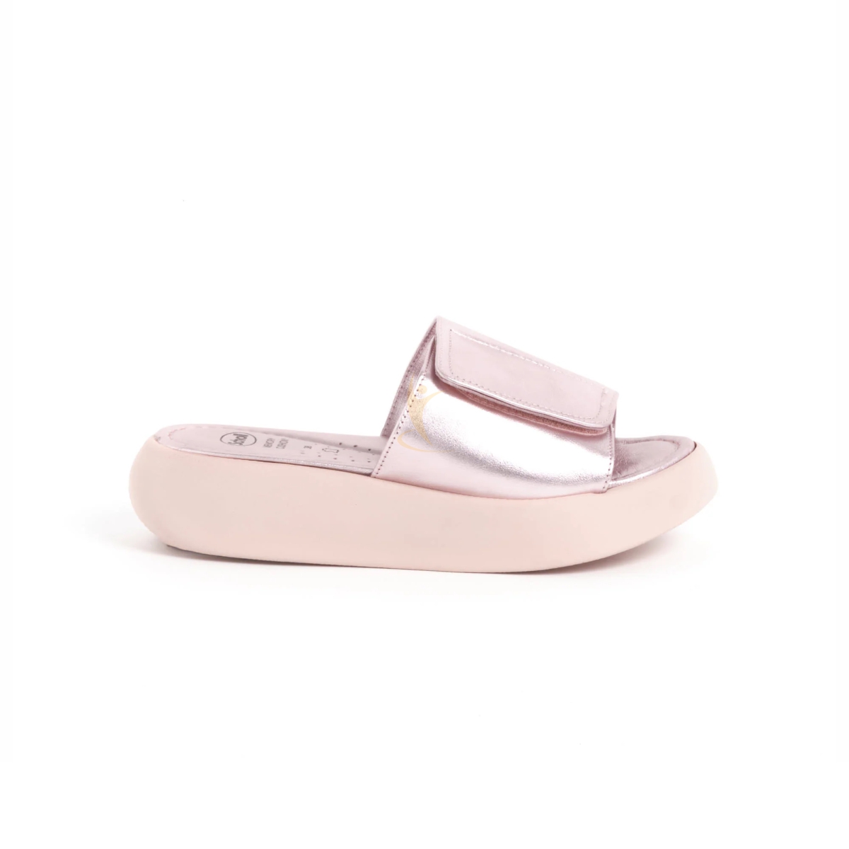 Scholl Sandalo Boca Mule Laminated Leather Pink Misura 38