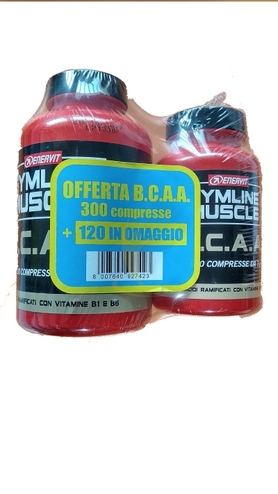 Enervit Gymline Muscle Bcaa 300+120 Capsule Promo