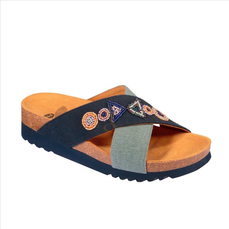 Dr.scholl's Div.footwear La Serena Can+bea Navy/denim40