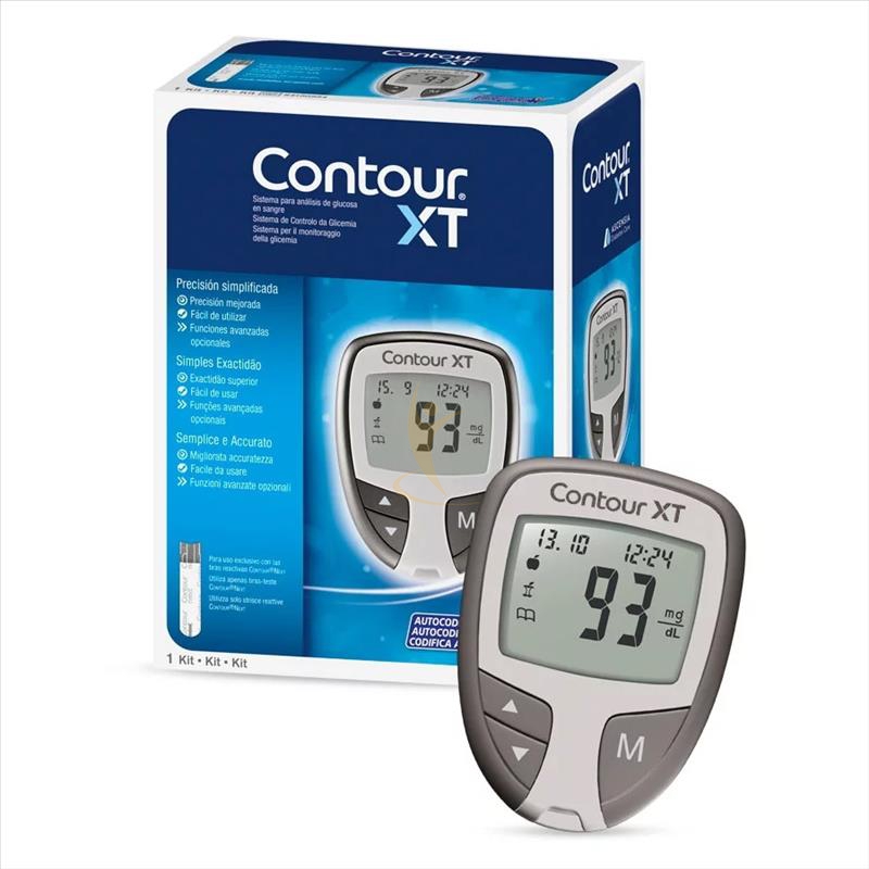 Contour Glucometro Contour Xt + 10 Strisce Omaggio