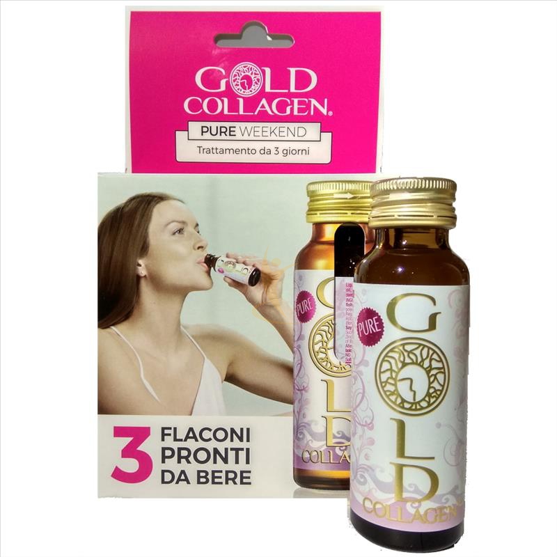 Minerva Research Labs Gold Collagen Pure Weekend 3 Flaconi 50 Ml