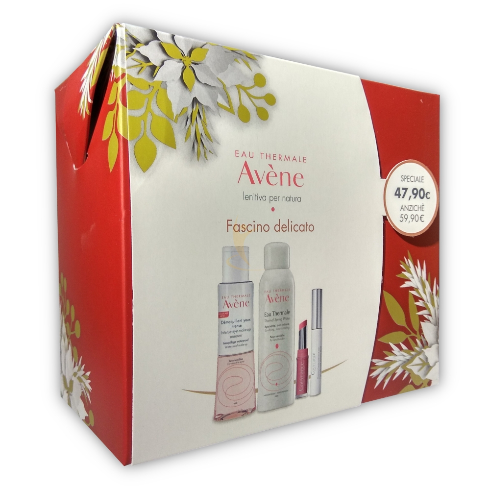 Avene Cofanetto Natale Speciale Trucco Balsamo+mascara+lozione+acqua termale