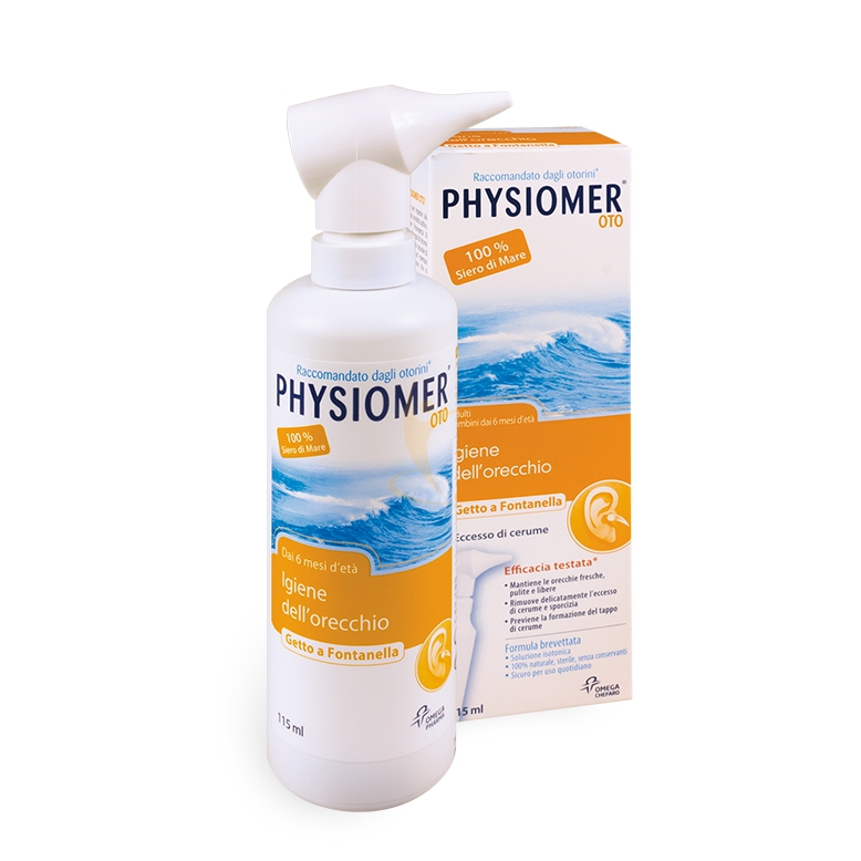 Physiomer Linea Pulizia e Salute dell'Orecchio Soluzione Spray Oto 115 ml