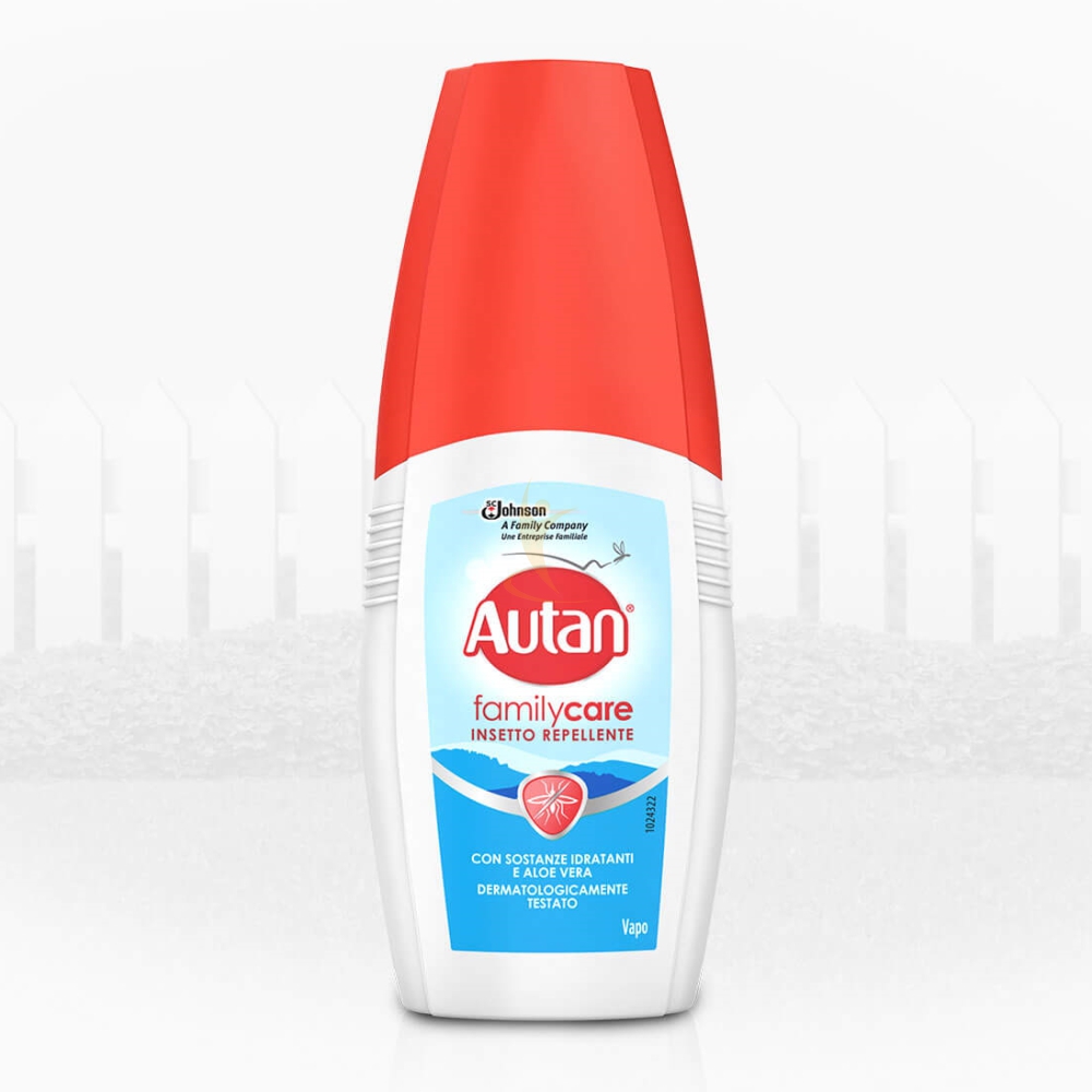 Autan Linea Family Care Vapo Spray Delicato Insetto-Repellente 100 ml