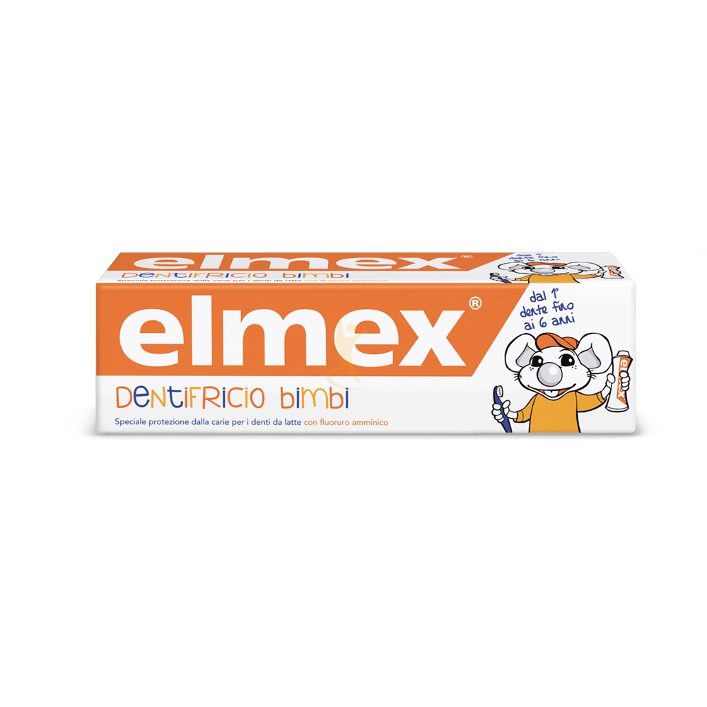elmex Linea Igiene Dentale Quotidiana Dentifricio Bimbi Protezione 0-6 Anni 50ml