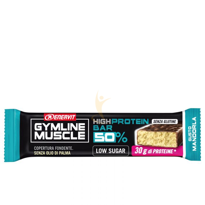 Enervit Linea Gymline Muscle Protein Bar 50% Mandorla 1 Pezzo