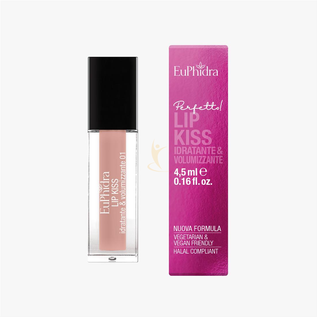 Euphidra linea Perfetto Lip Kiss Gloss Idratante colore 01 4,5 Ml