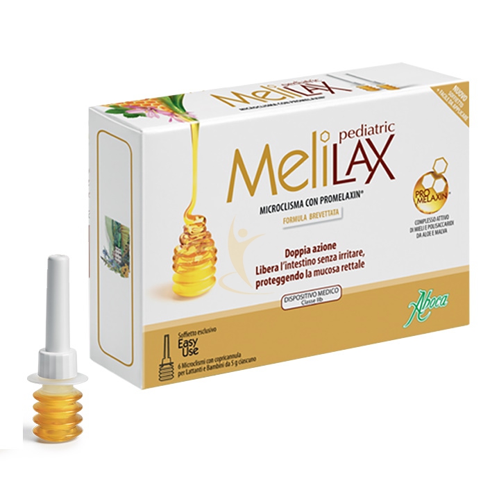 Aboca Integratori Linea Benessere Intestinale Melilax Pediatrico 6 Microclismi