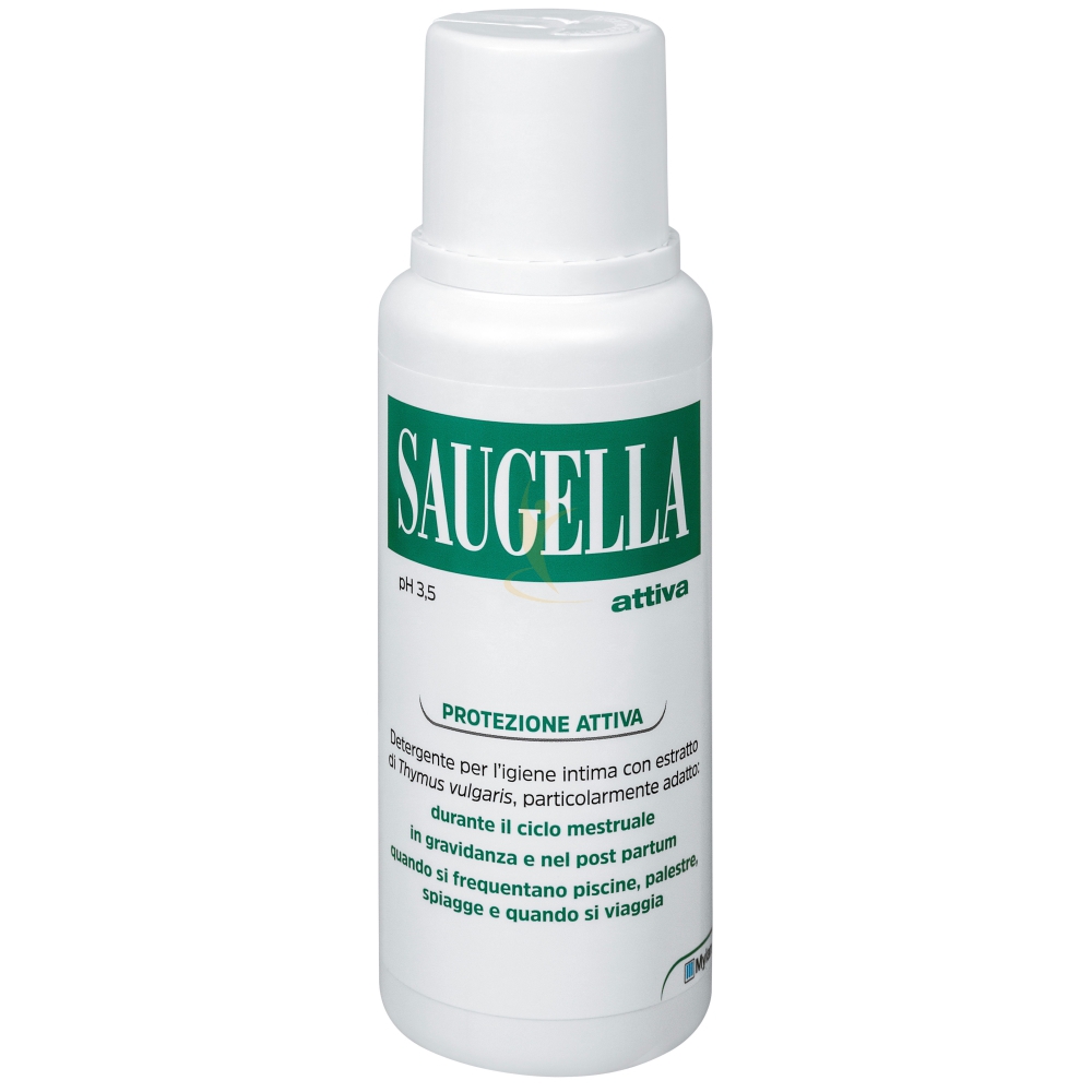 Saugella Linea Attiva Verde Dermoliquido Detergente Intimo Delicato 500 ml