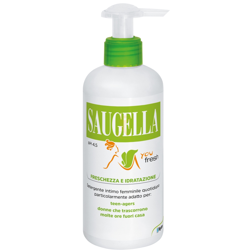 Saugella Linea You Fresh Detergente Intimo Delicato Donne Giovani Fertili 200 ml