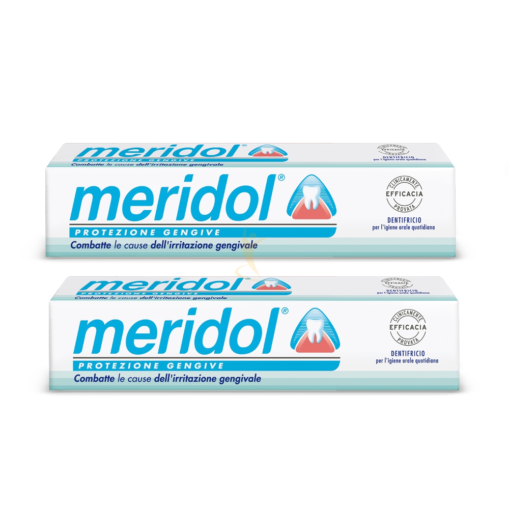 Meridol Linea Igiene Dentale Dentifricio Bitubo 75 Ml X 2