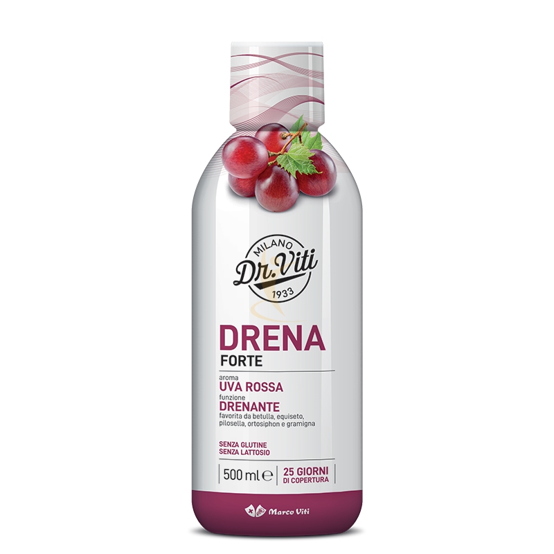 Marco Viti Farmaceutici Drena Forte Uva Rossa 500 Ml
