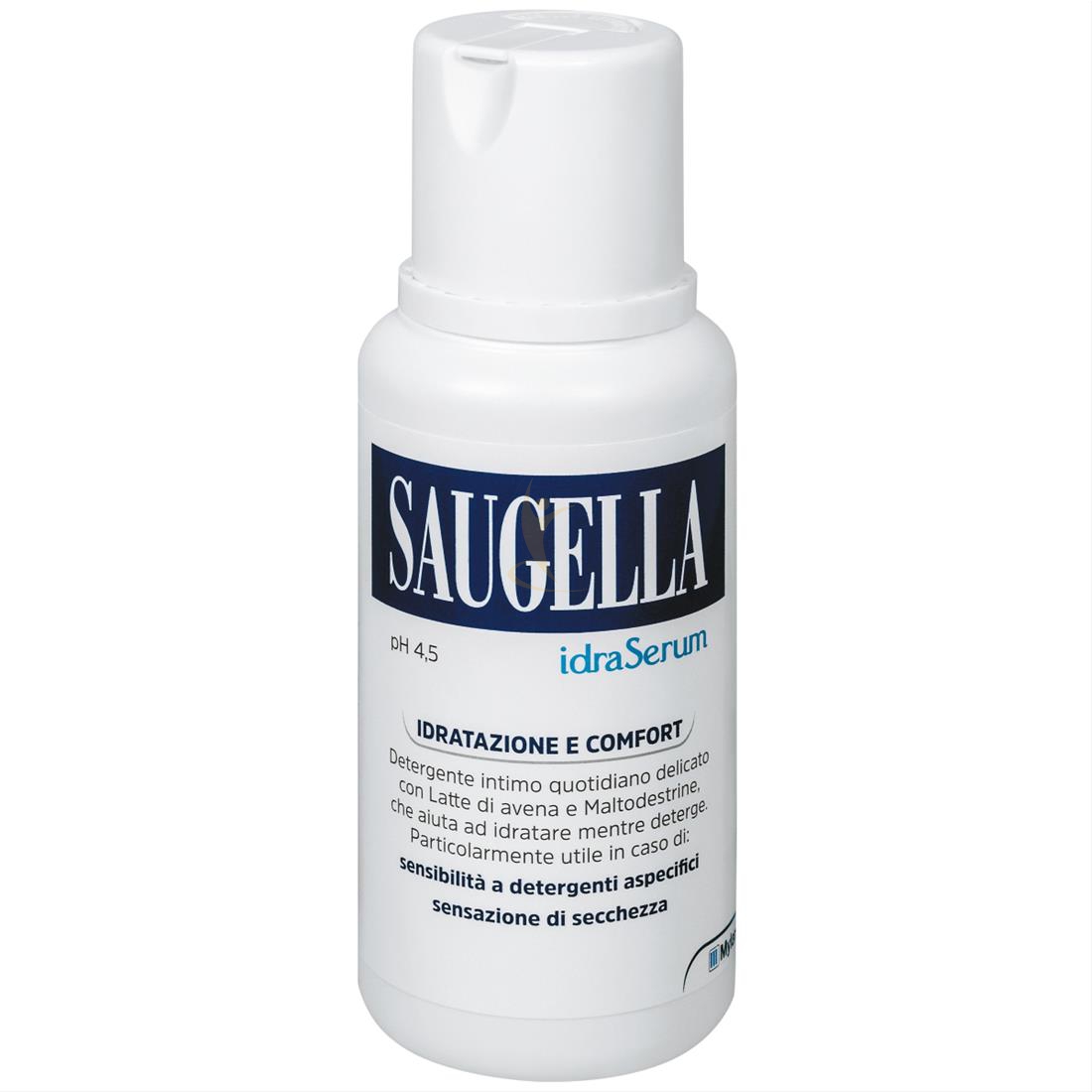 Saugella Linea Classica Blu Idraserum Detergente Intimo Delicato 200 ml