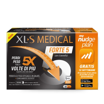 XLS Medical Linea Dispositivi Medici Forte 5 Controllo del Peso 180 Capsule