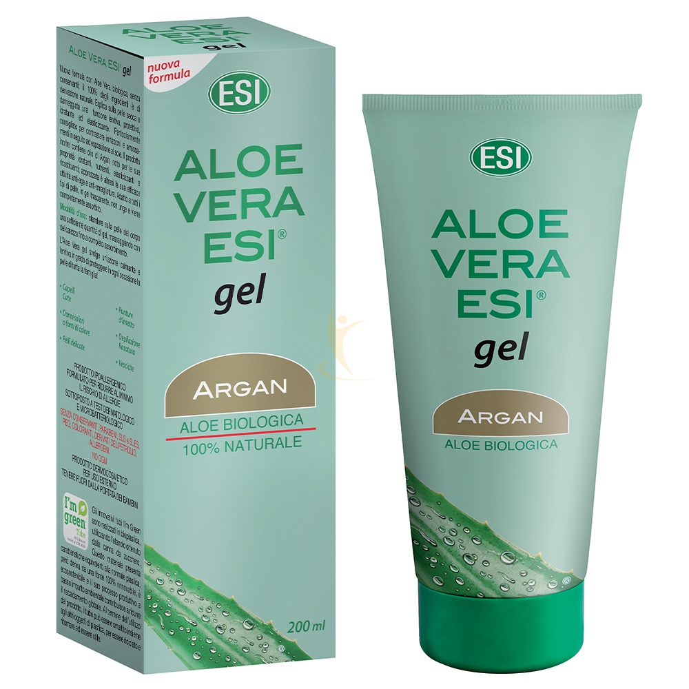 Esi Aloe Vera in gel con olio di Argan idratante e nutriente 200 Ml