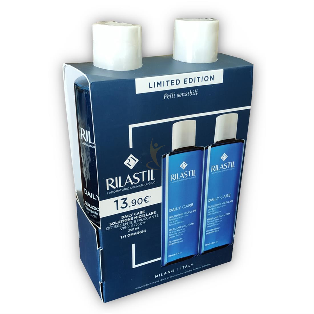 Rilastil Linea Daily Care Soluzione Micellare Detergente Pelli Normali 250+250ml