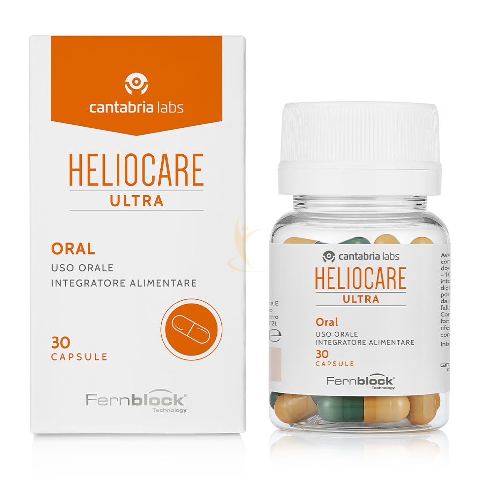 Heliocare Linea Protezione Solare Oral Ultra Integratore Alimentare 30 Capsule