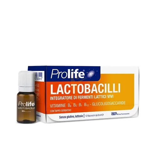Zeta Farmaceutici Prolife Lactobacilli Integratore di Fermenti 10 Flaconcini