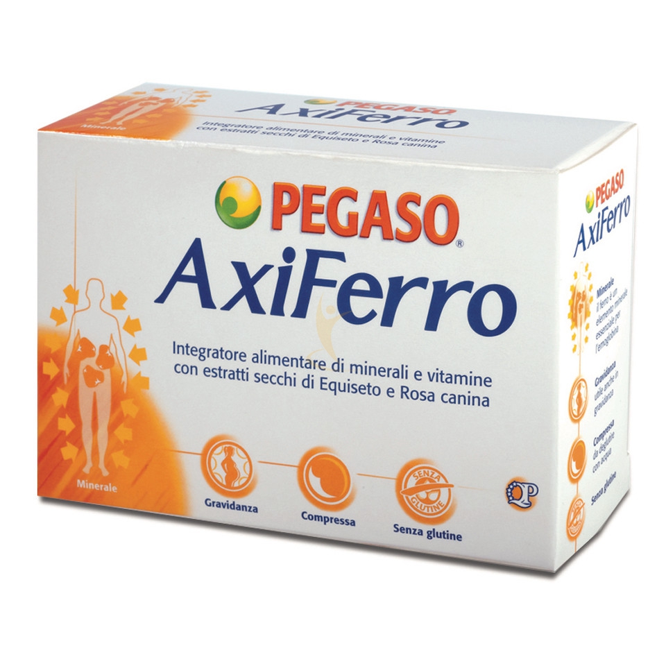 Pegaso Linea Vitamine Minerali AxiFerro Integratore Alimentare 100 Compresse