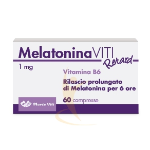 Marco Viti Linea Sonno e Relax Melatonina Retard 1mg Integratore 60 Compresse