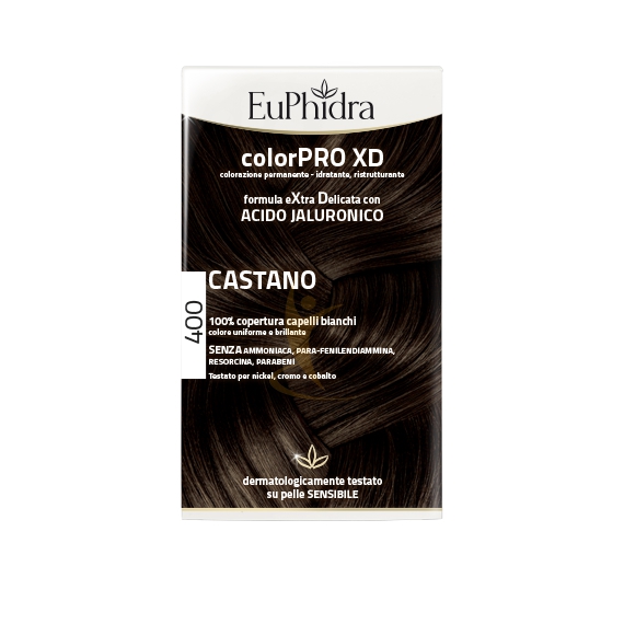 EuPhidra Linea ColorPRO XD Colorazione Extra-Delixata 400 Castano