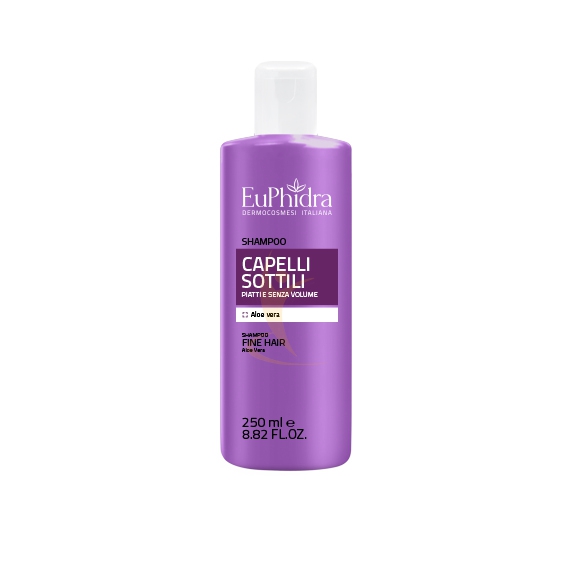 Euphidra Linea Capelli Shampoo Capelli Sottili Piatti e Senza Volume 250 Ml