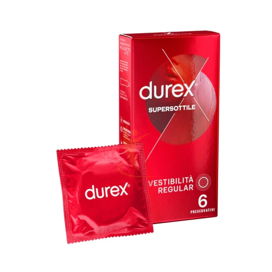 Durex Linea Feeling Supersottile Profilattici Confezione con 6 Profilattici