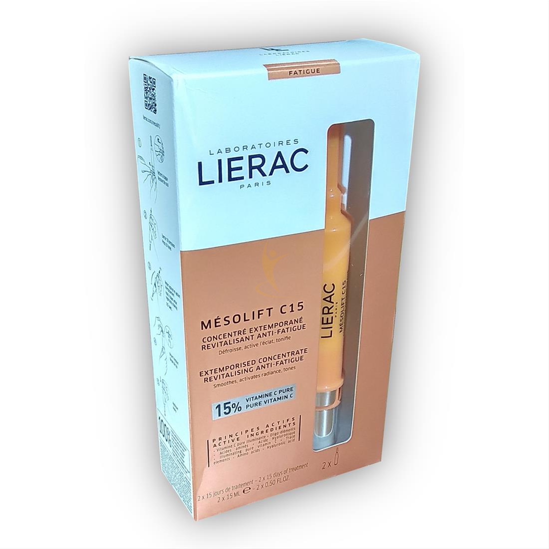 Lierac Linea Viso Mesolift C15 Concentrato Rivitalizzante 2 Fiale Da 15 Ml