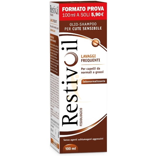 RestivOil Linea Fisiologica Sebonormalizzante Olio Shampoo Capelli grassi 100 ml