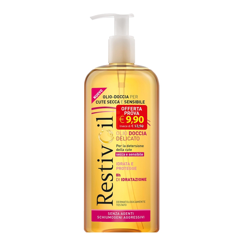 Restivoil Linea Detergenza Corpo Olio Doccia Delicato 400 ml
