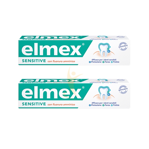 Elmex Sensitive Dentifricio Bitubo 2x75 Ml