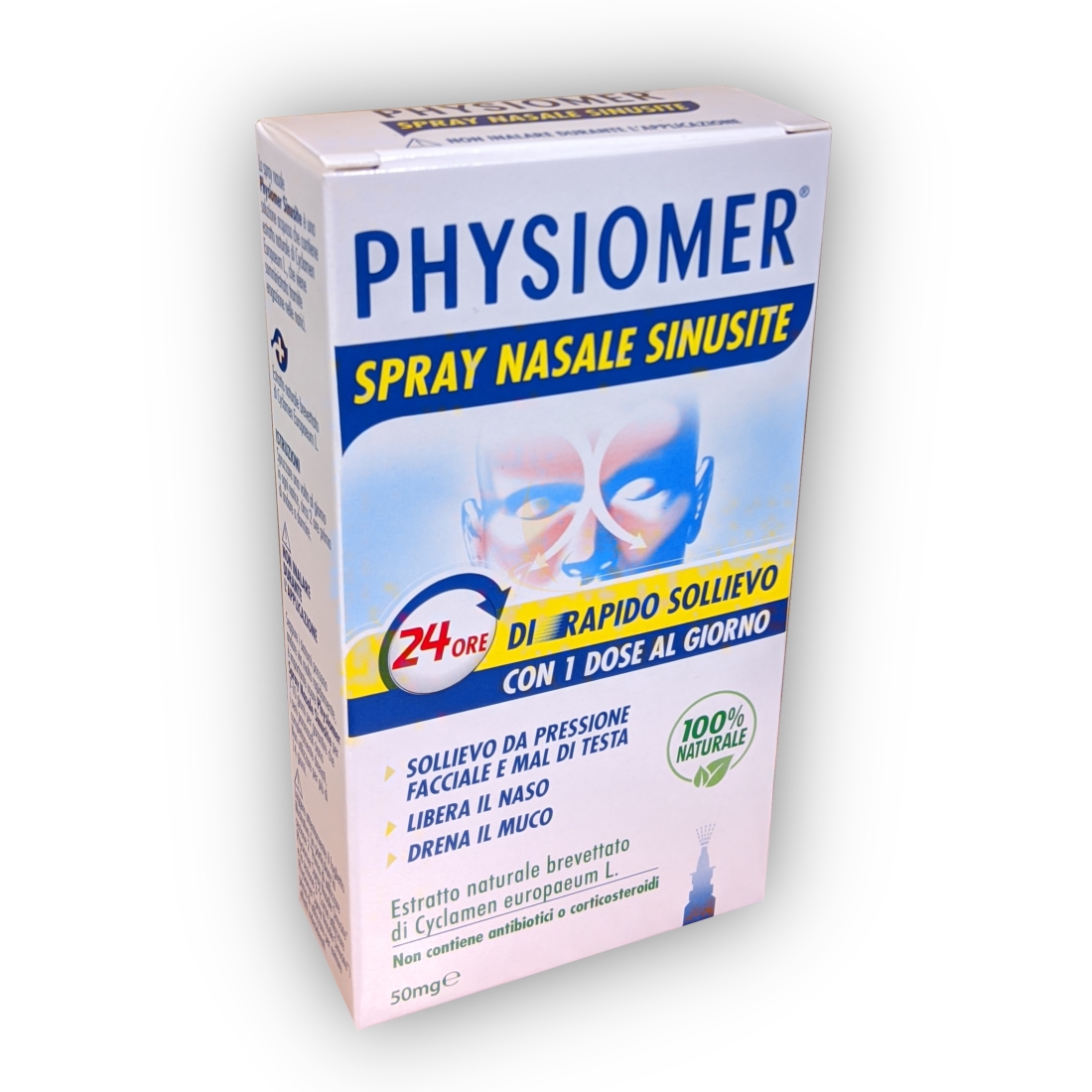 Perrigo Italia Physiomer Spray Nasale Sinusite 24 ore di sollievo
