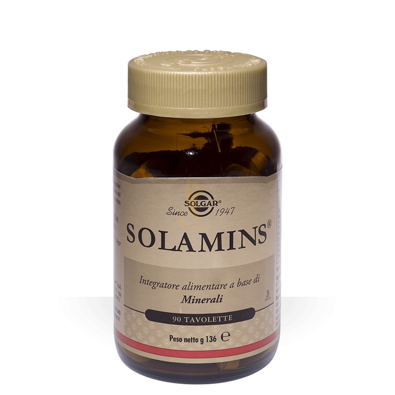 Solgar Linea Benessere ed Energia Solamins Integratore Alimentare 90 Tavolette