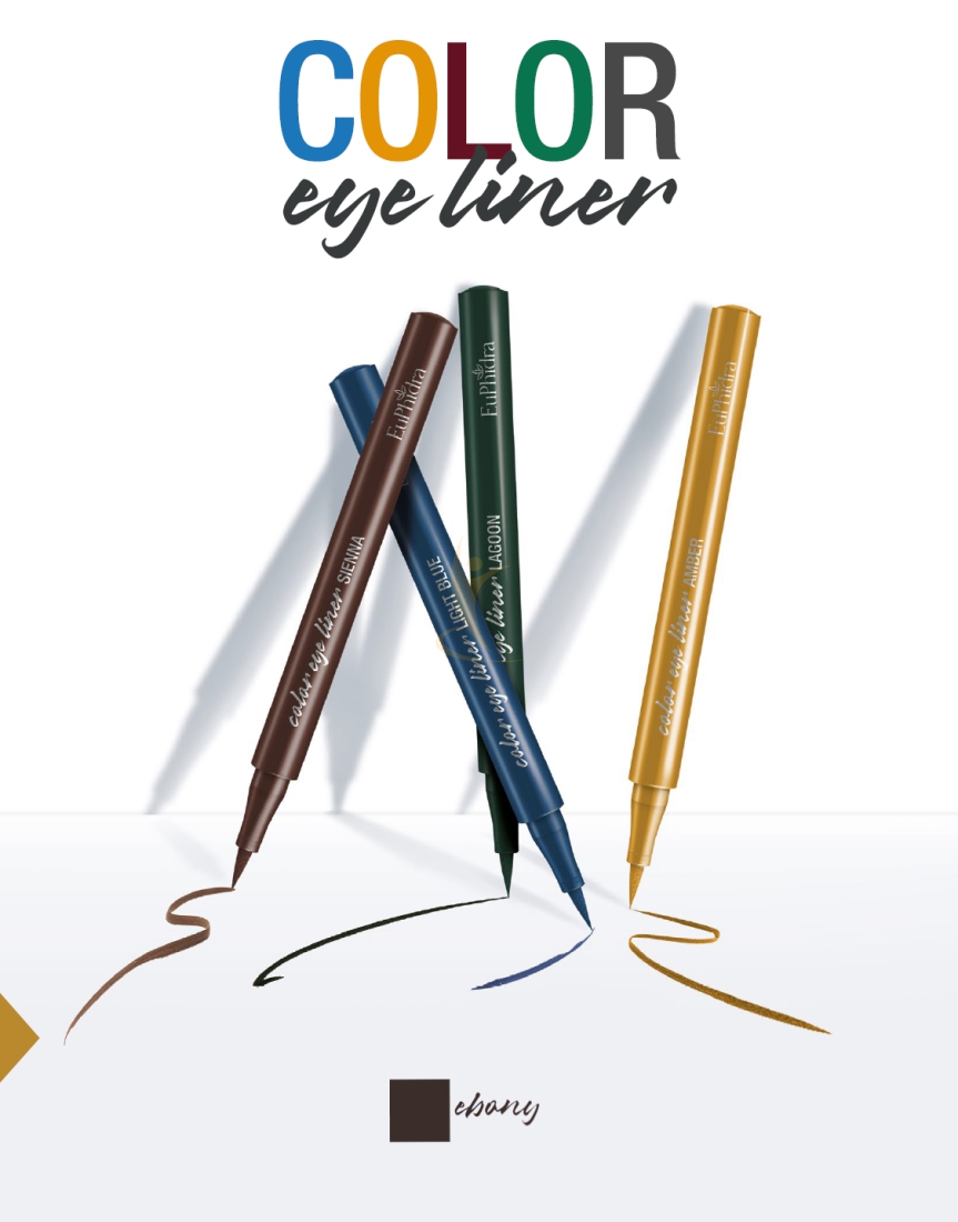 Euphidra Linea Make Up Color Eye Liner Colore Ebony