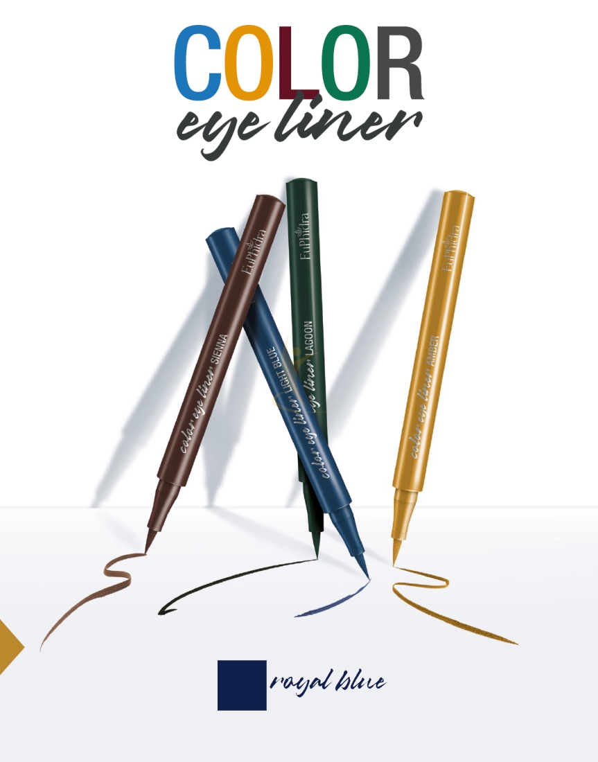 Euphidra Linea Make Up Color Eye Liner Colore Royal Blue