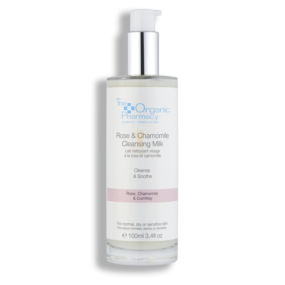 The Organic Pharmacy Rose & Chamomile Cleansing Milk 100 Ml
