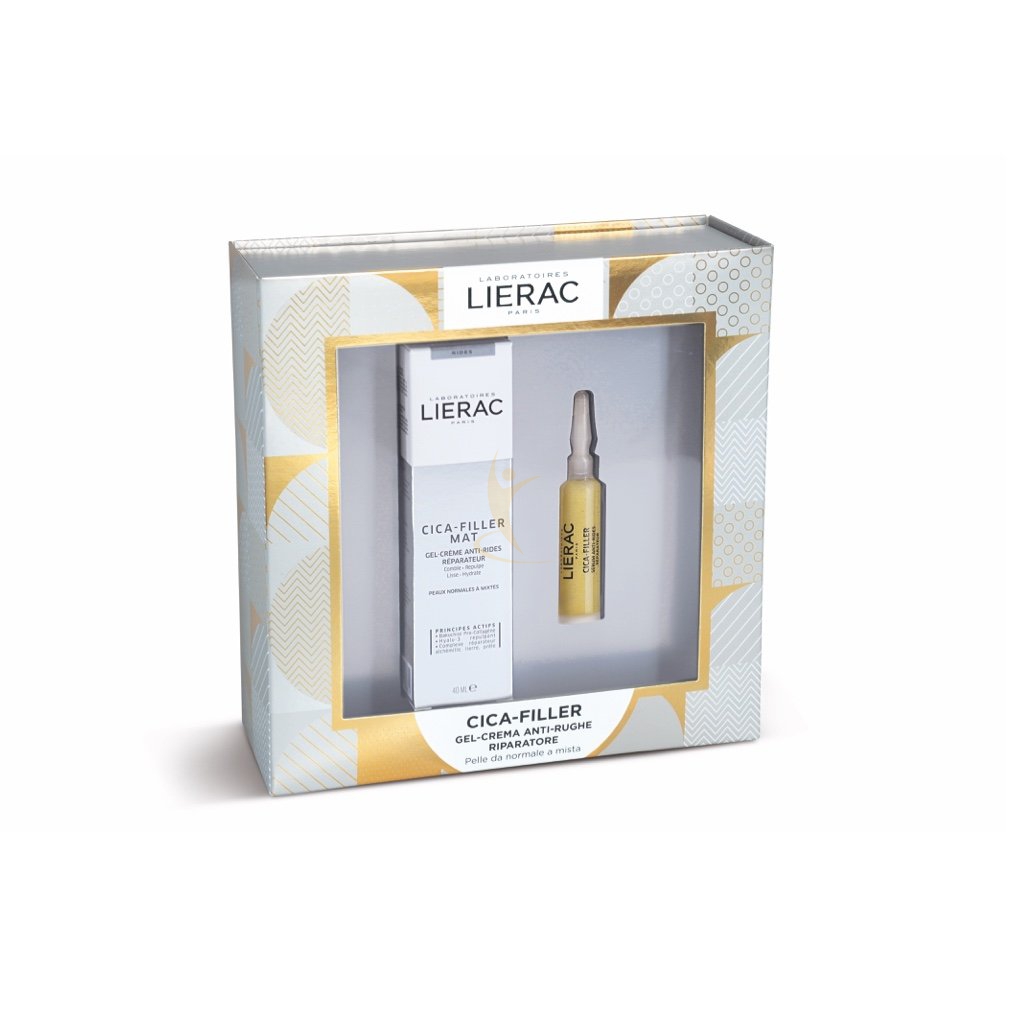 Lierac Cofanetto Cica Filler Crema Mat 40 Ml + Cica Filler Fiala 10 Ml
