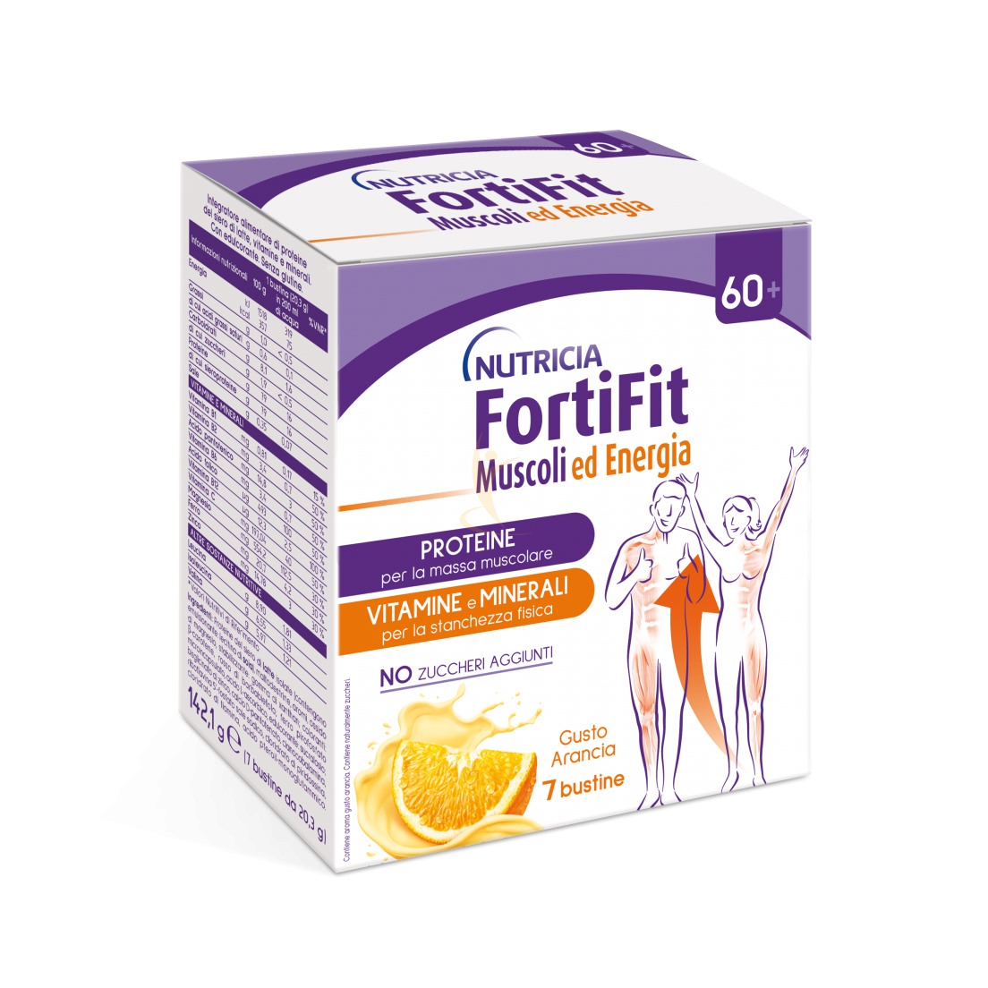 Nutricia Italia Fortifit Muscoli Ed Energia 7 Bustine Gusto Arancia