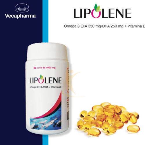 Lipolene 90 perle da 1000mg Omega3 EPA/DHA + VITAMINA E