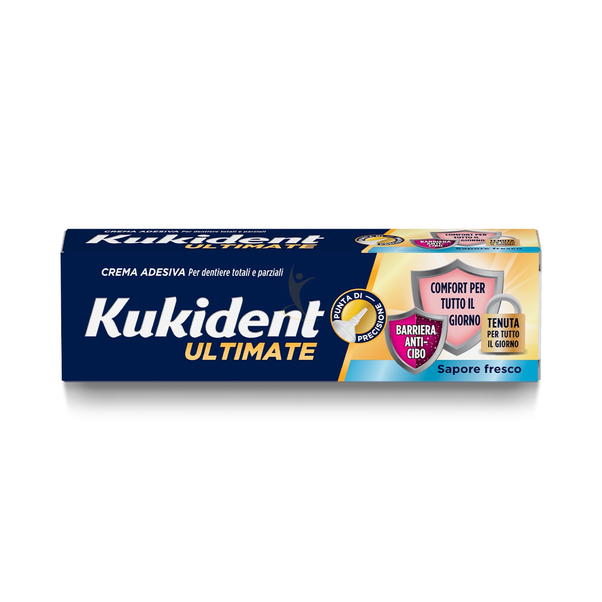 Kukident Ultimate Gusto Fresco Crema Adesiva Protesi Dentarie 40g