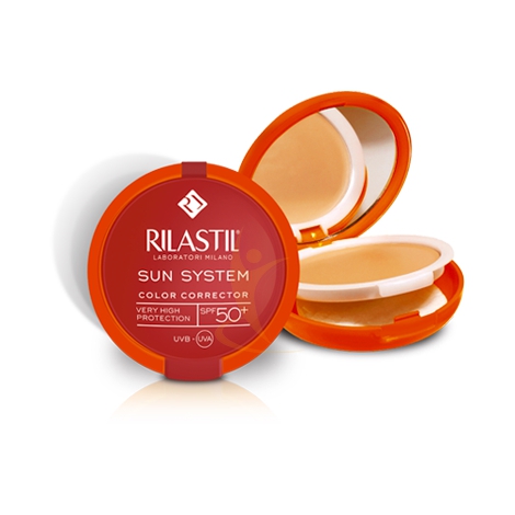 Rilastil Linea Sun Ppt 50+ Crema Compatta Uniformante Dor 10 Ml