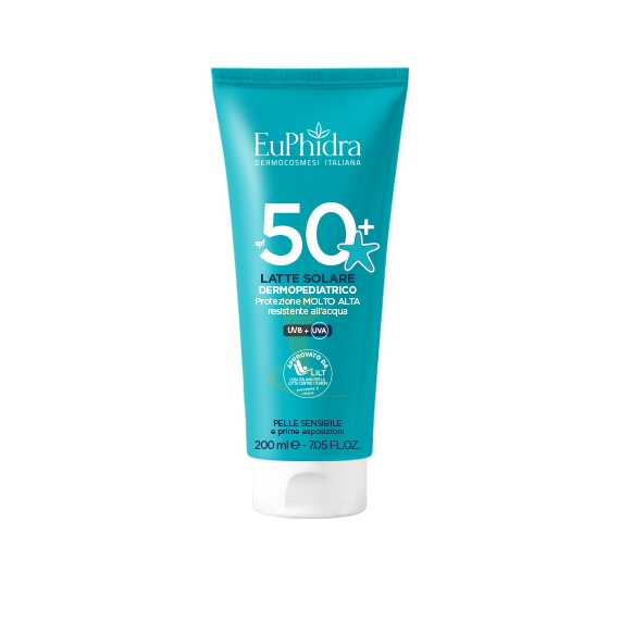 Euphidra Linea Sole Uv System Latte Dermopediatrico 50+ 200 Ml