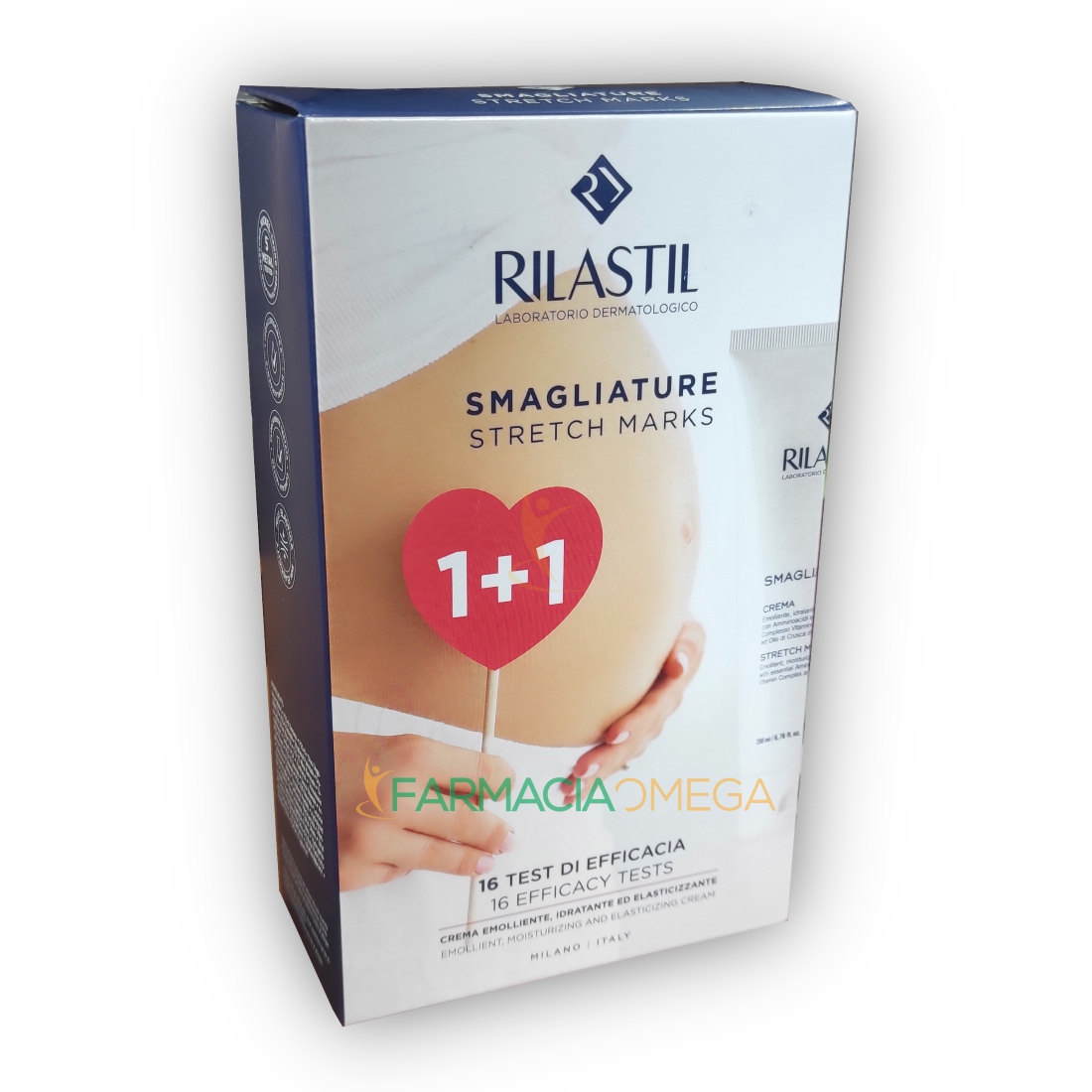 Rilastil Linea Corpo Smagliature Trattamento Elasticizzante Crema 200+200 ml