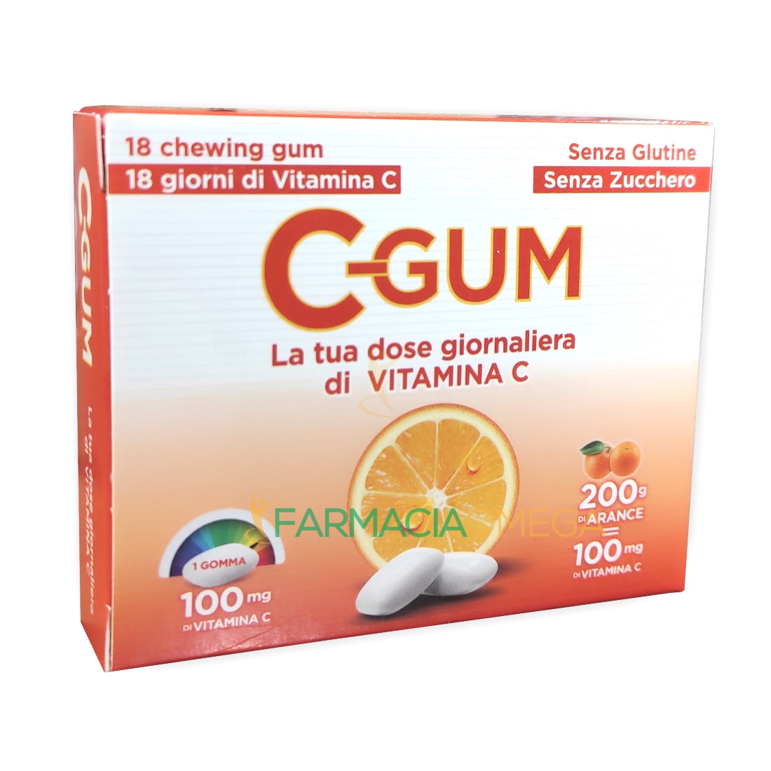 Dante Medical Solution C Gum Integratore Alimentare Agrumi 18 Gomme